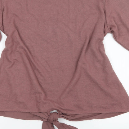 Womens UK Size 18 Preworn Purple Basic T-Shirt