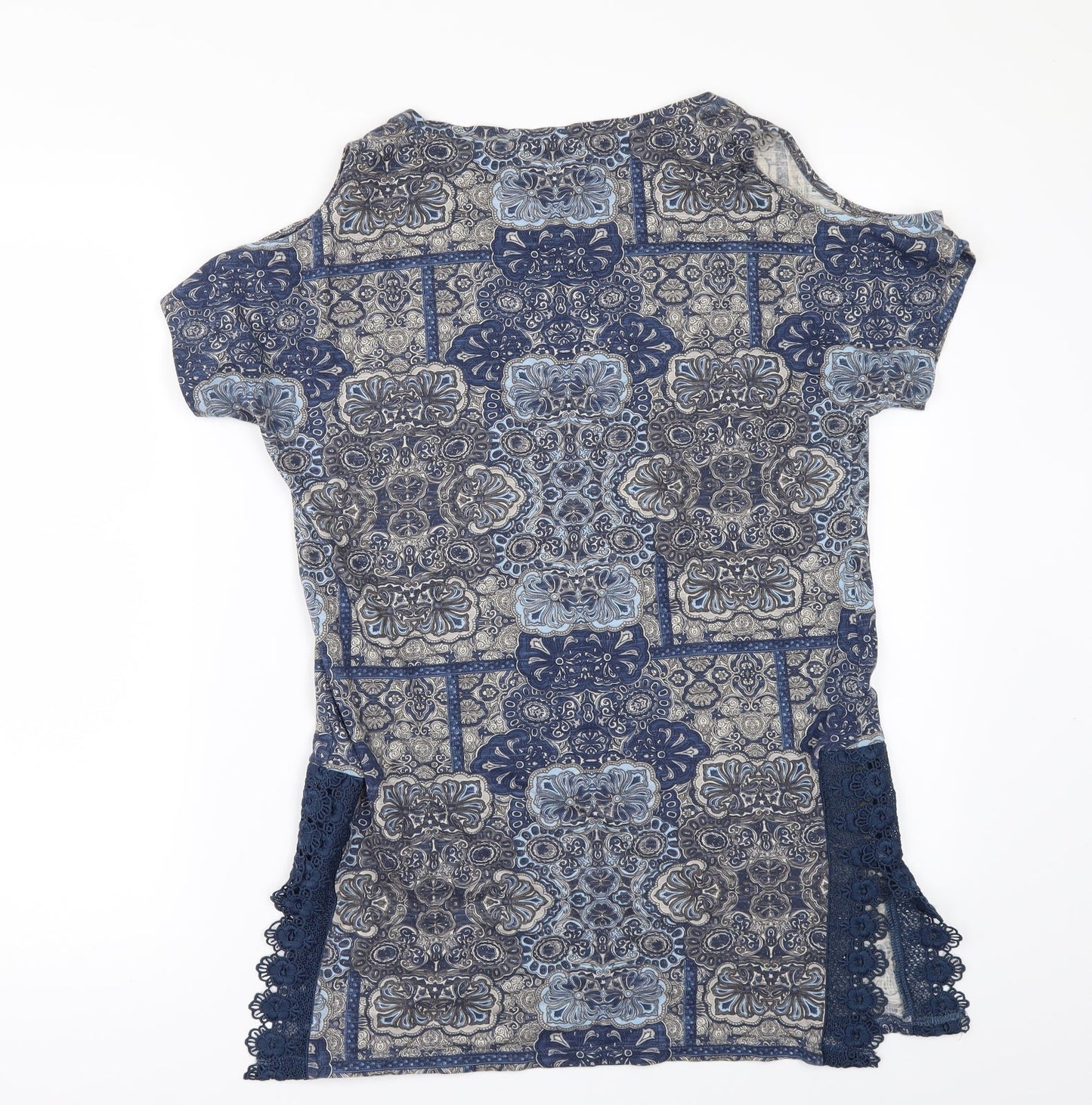 Womens UK Size 6 NEXT Blue Basic T-Shirt