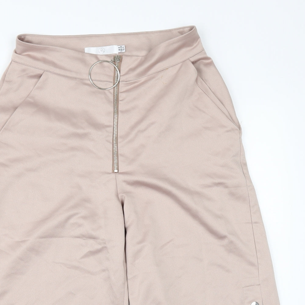 Missguided Womens Beige   Culotte Shorts Size 8