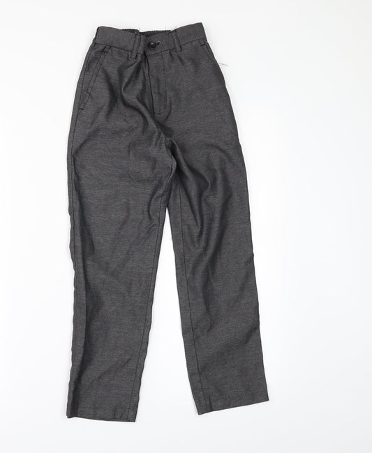 Preworn Boys Grey   Dress Pants Trousers Size 7 Years