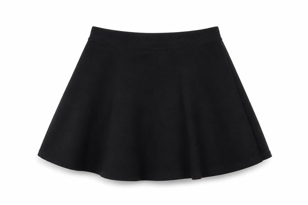 Tu Girls Black   A-Line Skirt Size 12 Years