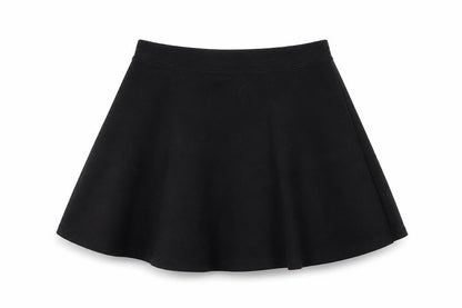 Tu Girls Black   A-Line Skirt Size 12 Years