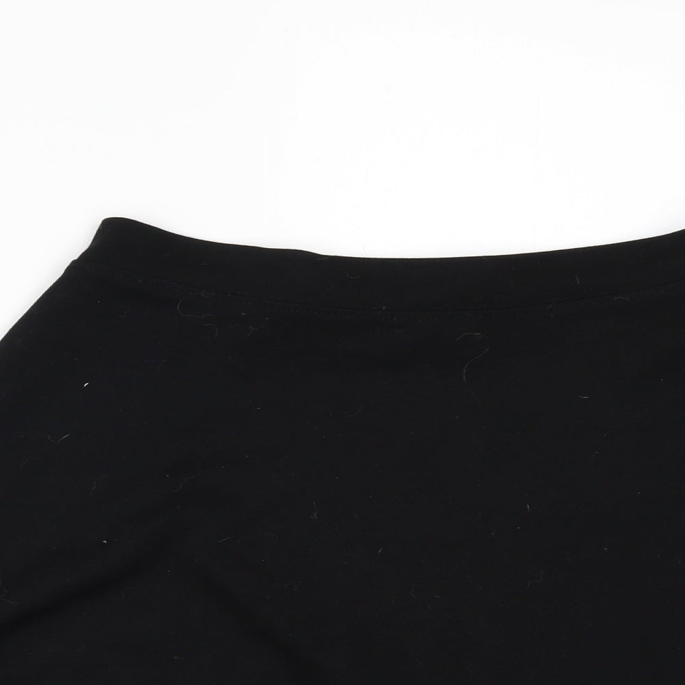 TU Girls Black   A-Line Skirt Size 12 Years