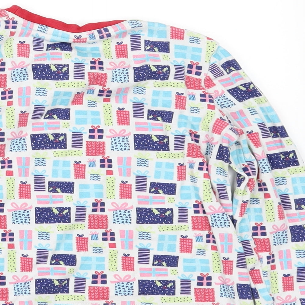 Mini Club Girls White Geometric  Basic T-Shirt Size 2-3 Years