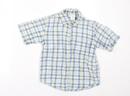 Mackays Boys Black Check  Basic Button-Up Size 6-7 Years