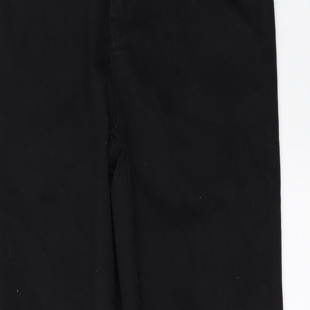 Denim & Co. Womens Black  Denim Skinny Jeans Size 12 L27 in