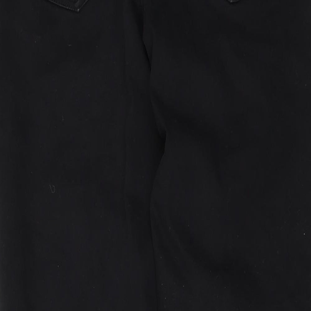 Denim & Co. Womens Black  Denim Skinny Jeans Size 12 L27 in