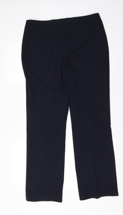 Womens UK Size 14 M&Co Regular Fit  Beige Trousers