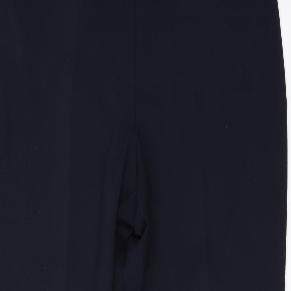 Womens UK Size 14 M&Co Regular Fit  Beige Trousers