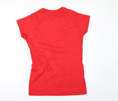 Mens UK Size M Gildan Red  T-Shirt