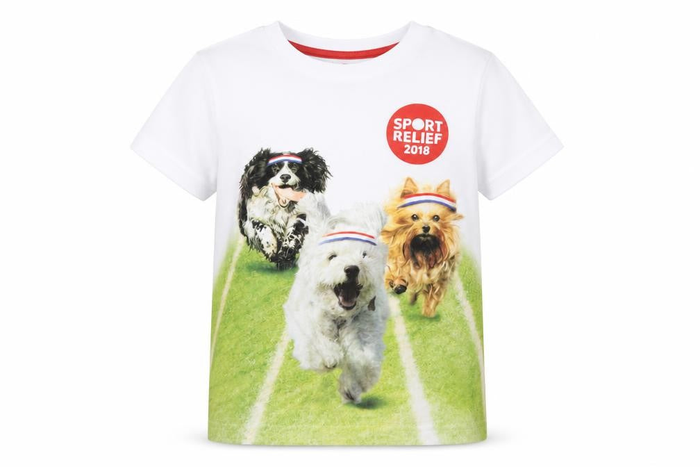 Sports Relief Girls White   Basic T-Shirt Size 7-8 Years  - SPORTS RELIEF 2018