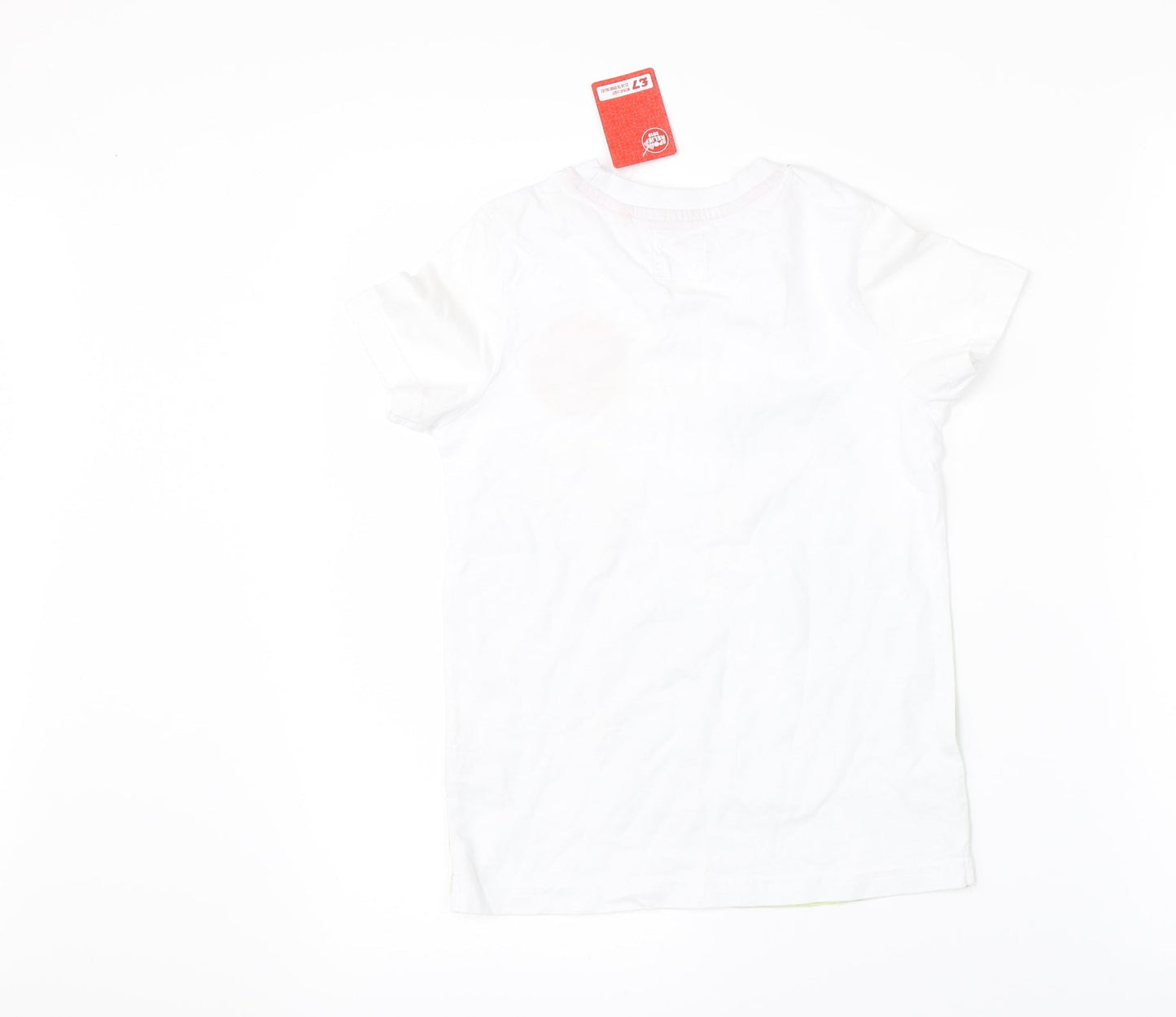 Sports Relief Girls White   Basic T-Shirt Size 7-8 Years  - SPORTS RELIEF 2018