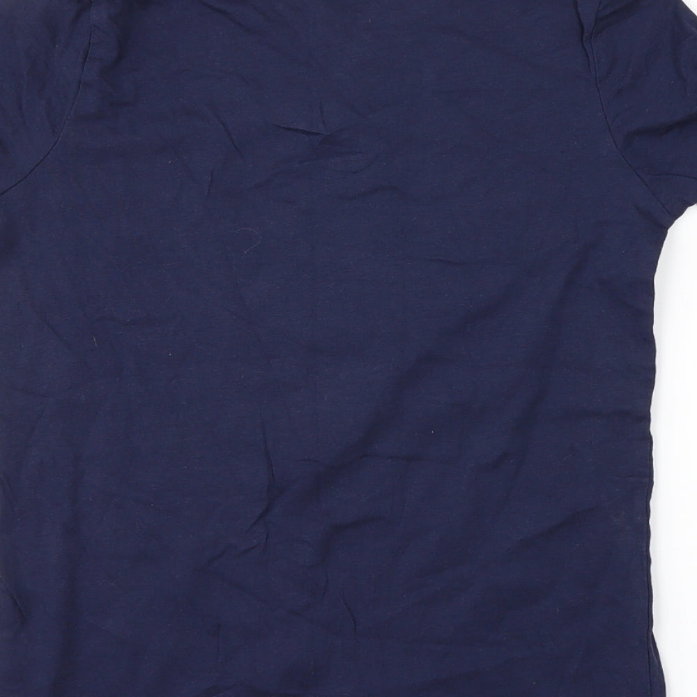Primark Girls Blue   Basic T-Shirt Size 10-11 Years  - Unicorn