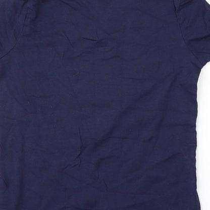 Primark Girls Blue   Basic T-Shirt Size 10-11 Years  - Unicorn