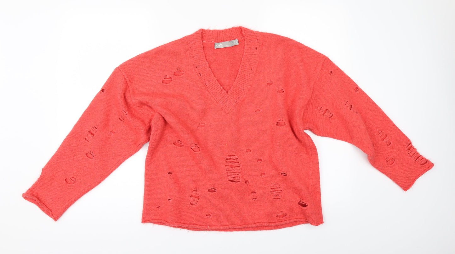 ASOS Womens Orange   Pullover Jumper Size 6