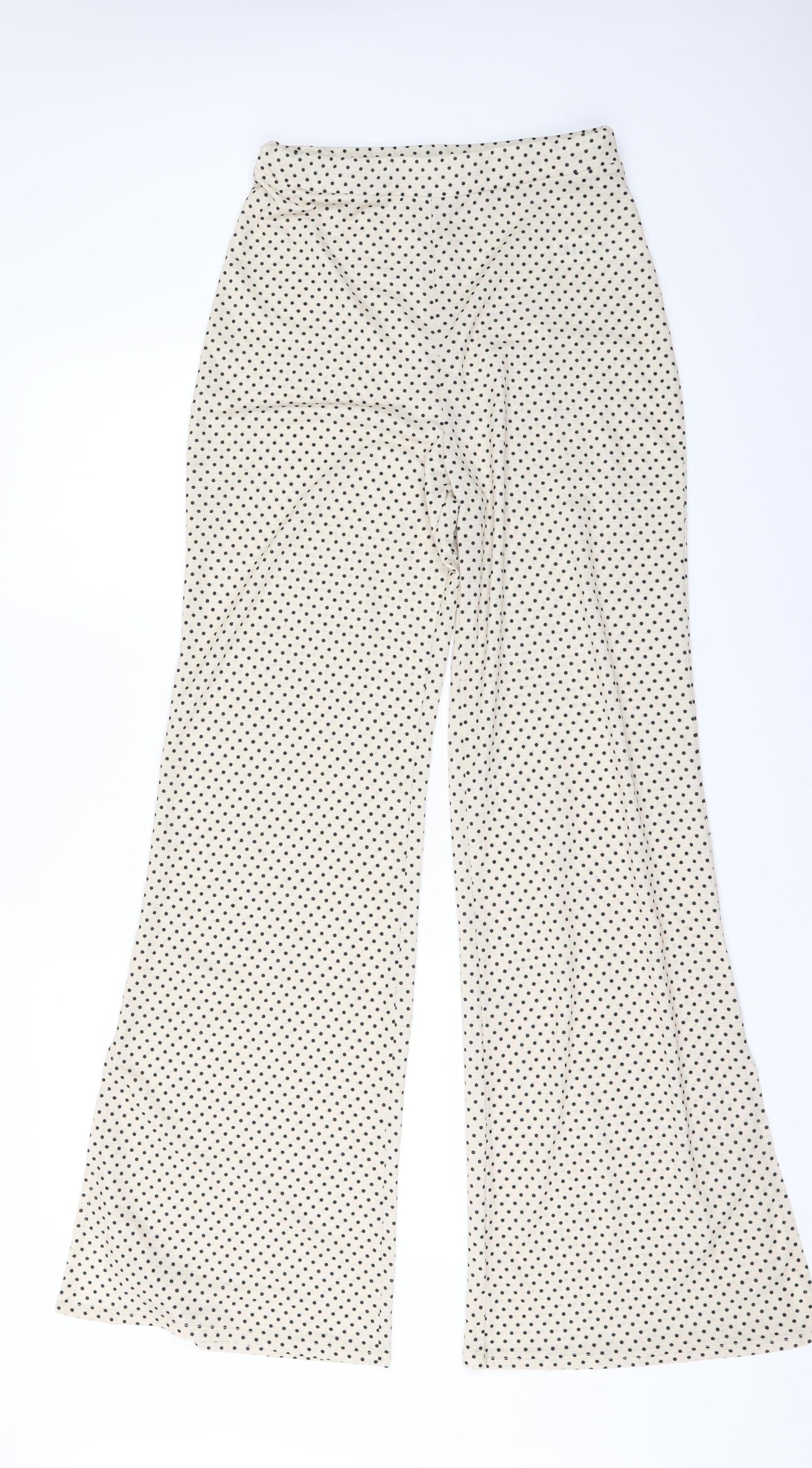 Womens UK Size 8 ASOS Regular Fit  Ivory Trousers