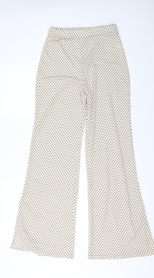 Womens UK Size 8 ASOS Regular Fit  Ivory Trousers