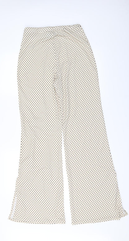 Womens UK Size 8 ASOS Regular Fit  Ivory Trousers