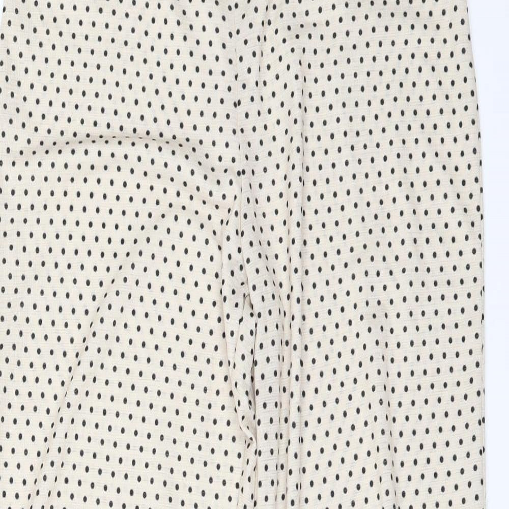 Womens UK Size 8 ASOS Regular Fit  Ivory Trousers