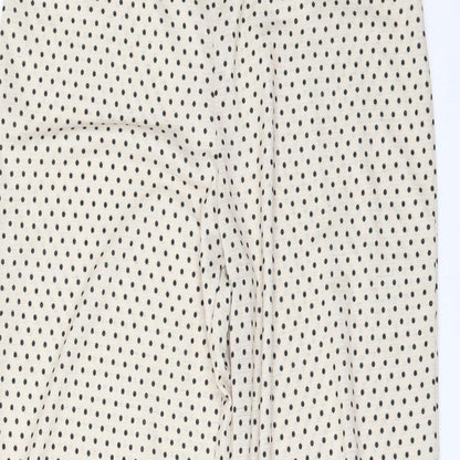 Womens UK Size 8 ASOS Regular Fit  Ivory Trousers