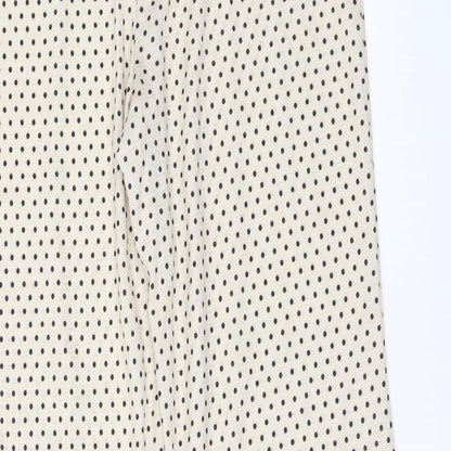 Womens UK Size 8 ASOS Regular Fit  Ivory Trousers