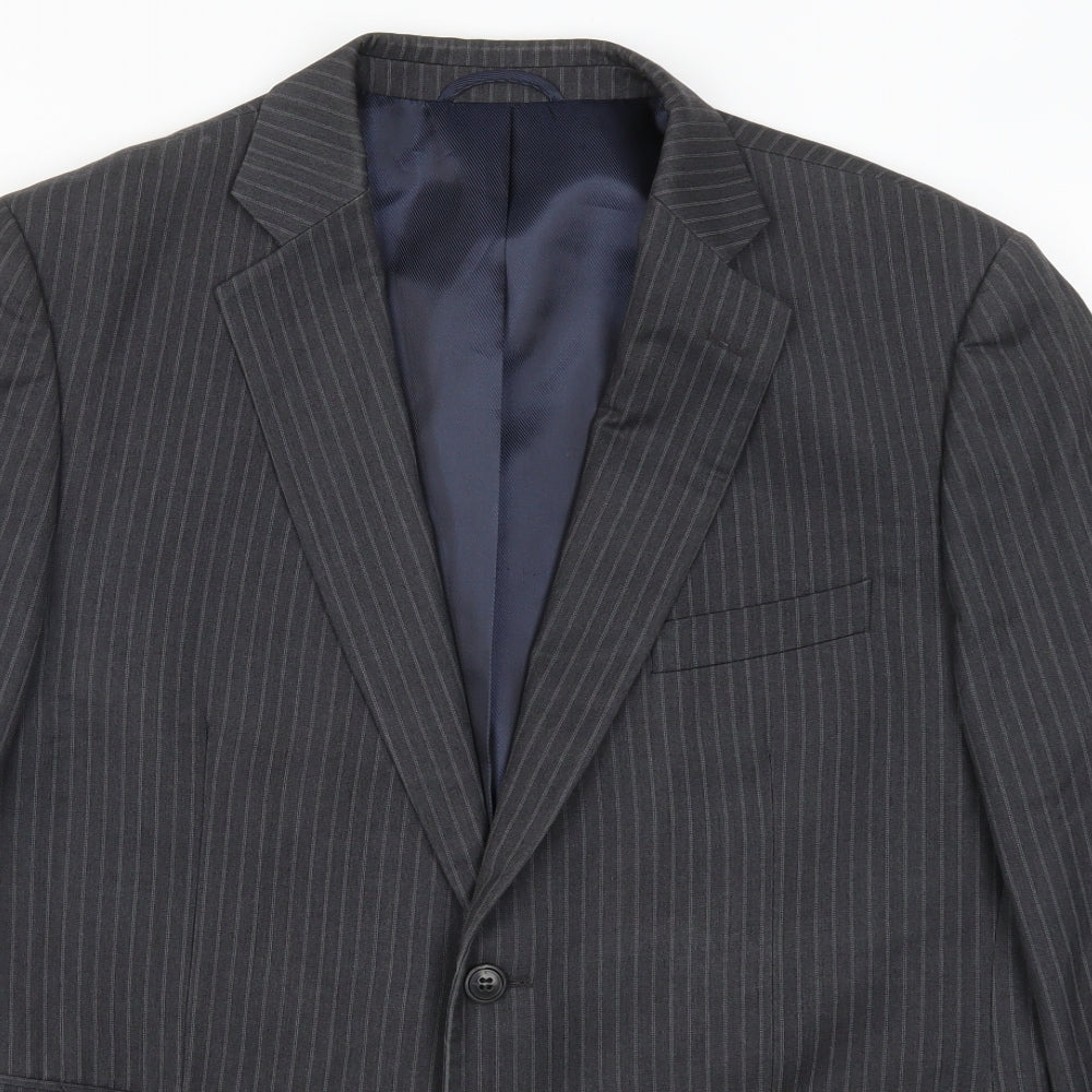 Mens UK Size 42 Jack Reid Regular Grey Suit Jacket