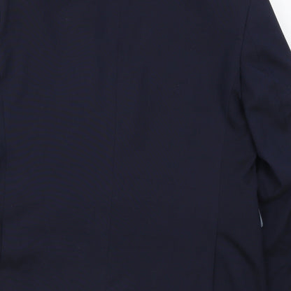 Mens UK Size 42 Burton Regular Blue Suit Jacket