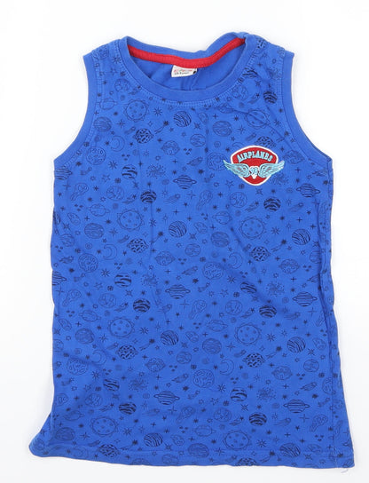 Essj Boys Blue   Basic Tank Size 8 Years  - Solar System Planets