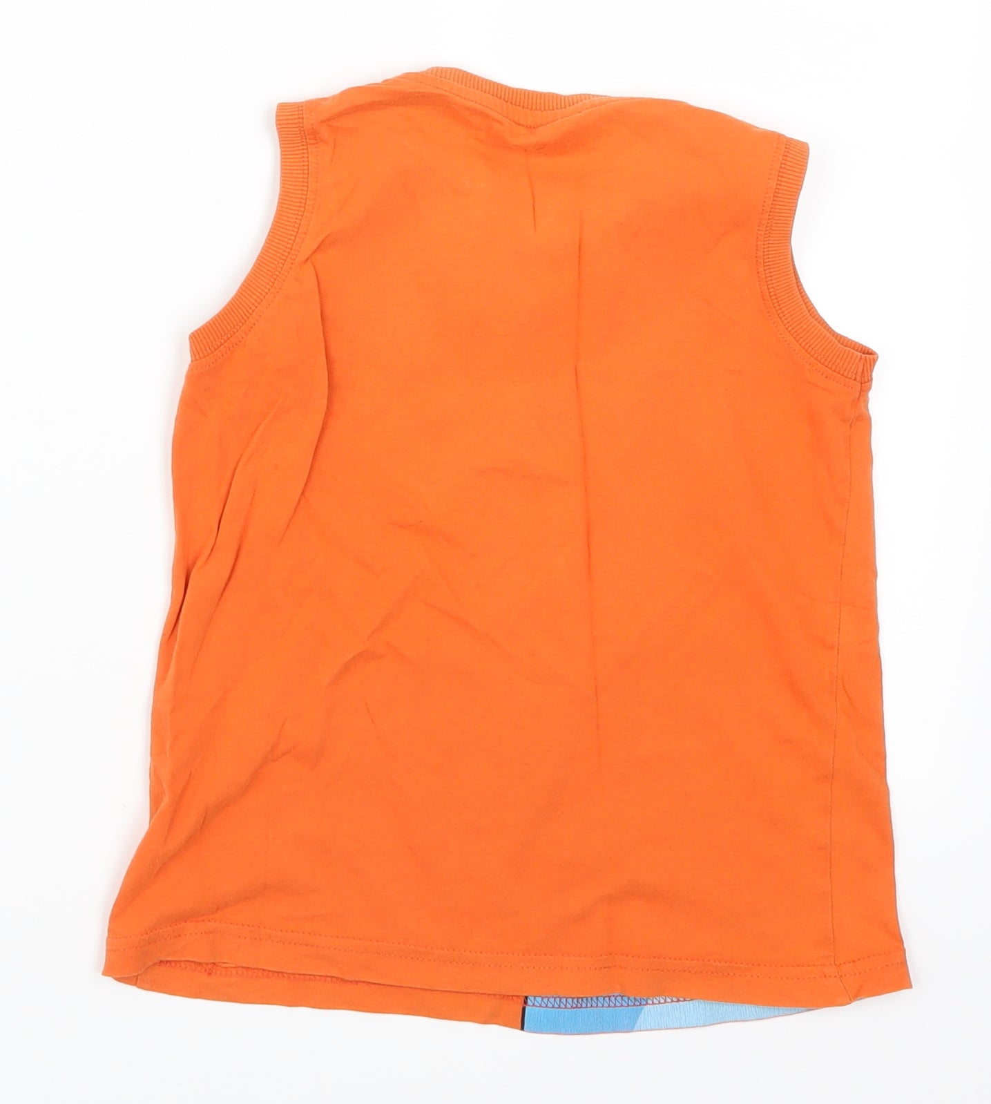 LC Waikiki Boys Orange   Basic Tank Size 6-7 Years  - It's Not Heavy I Love Sports