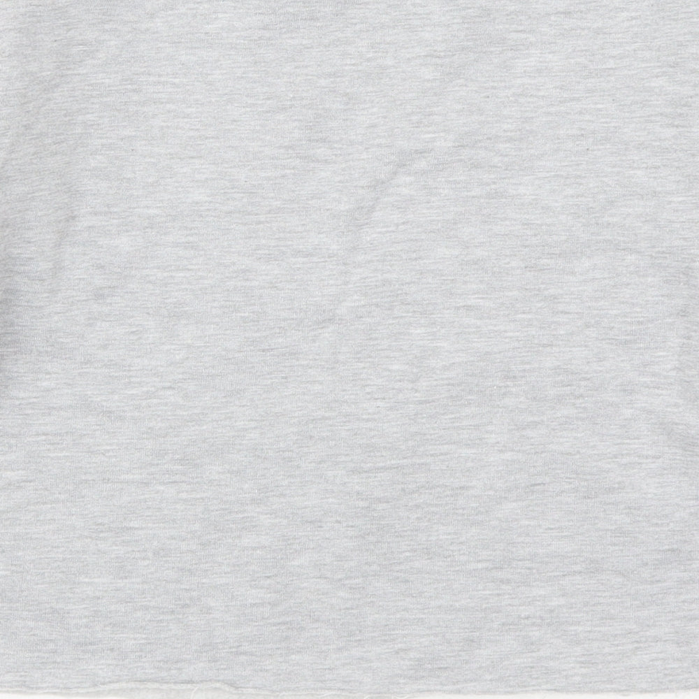 Matalan Girls Grey   Pullover Sweatshirt Size 12 Years  - Butterfly