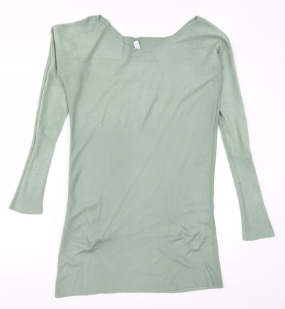 Look Womens Green   Jumper Dress  Size M