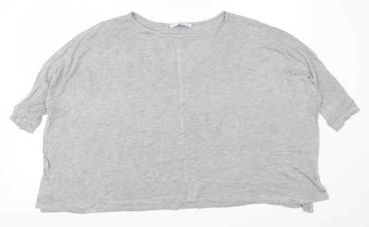 Womens UK Size 10 NEXT Grey Basic T-Shirt