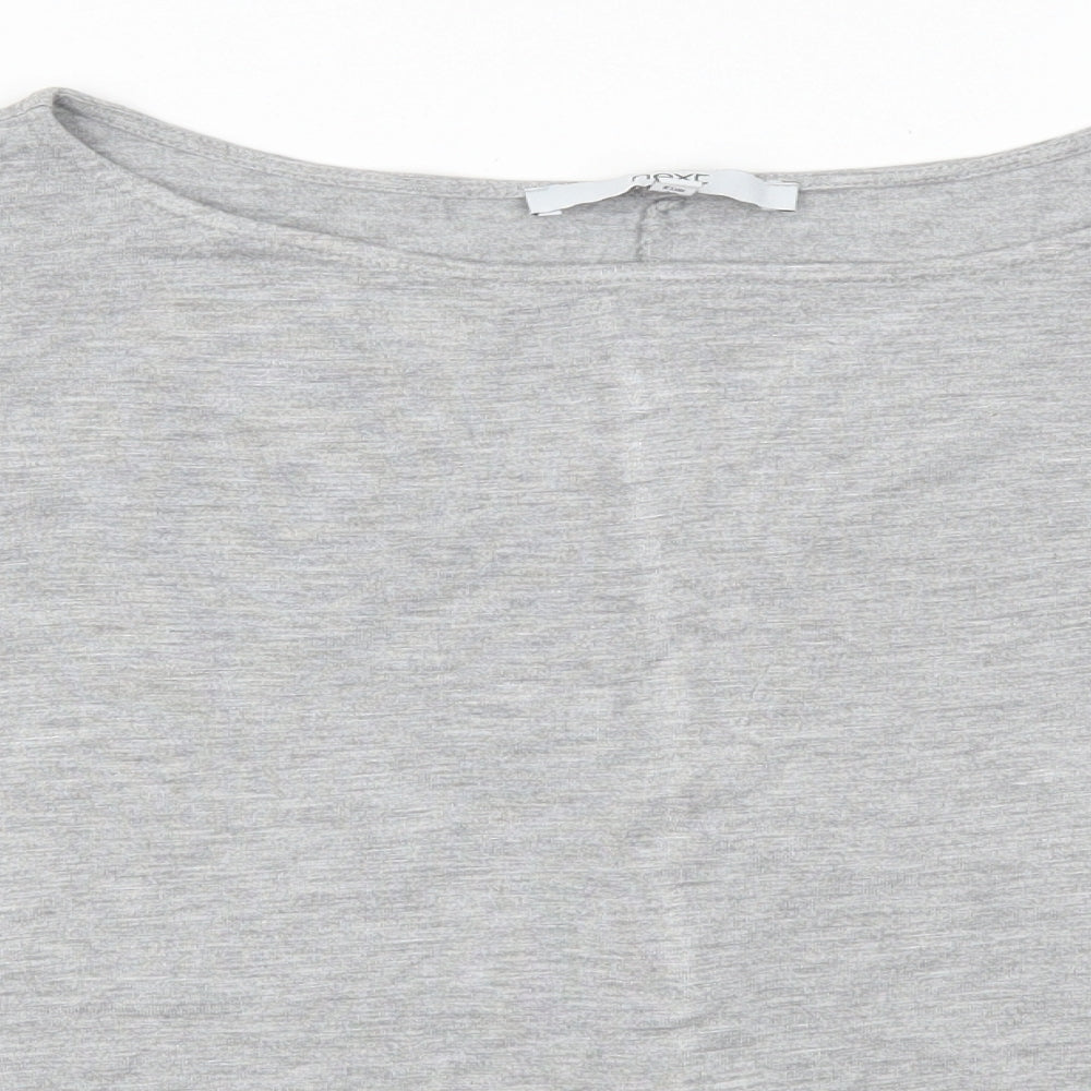 Womens UK Size 10 NEXT Grey Basic T-Shirt