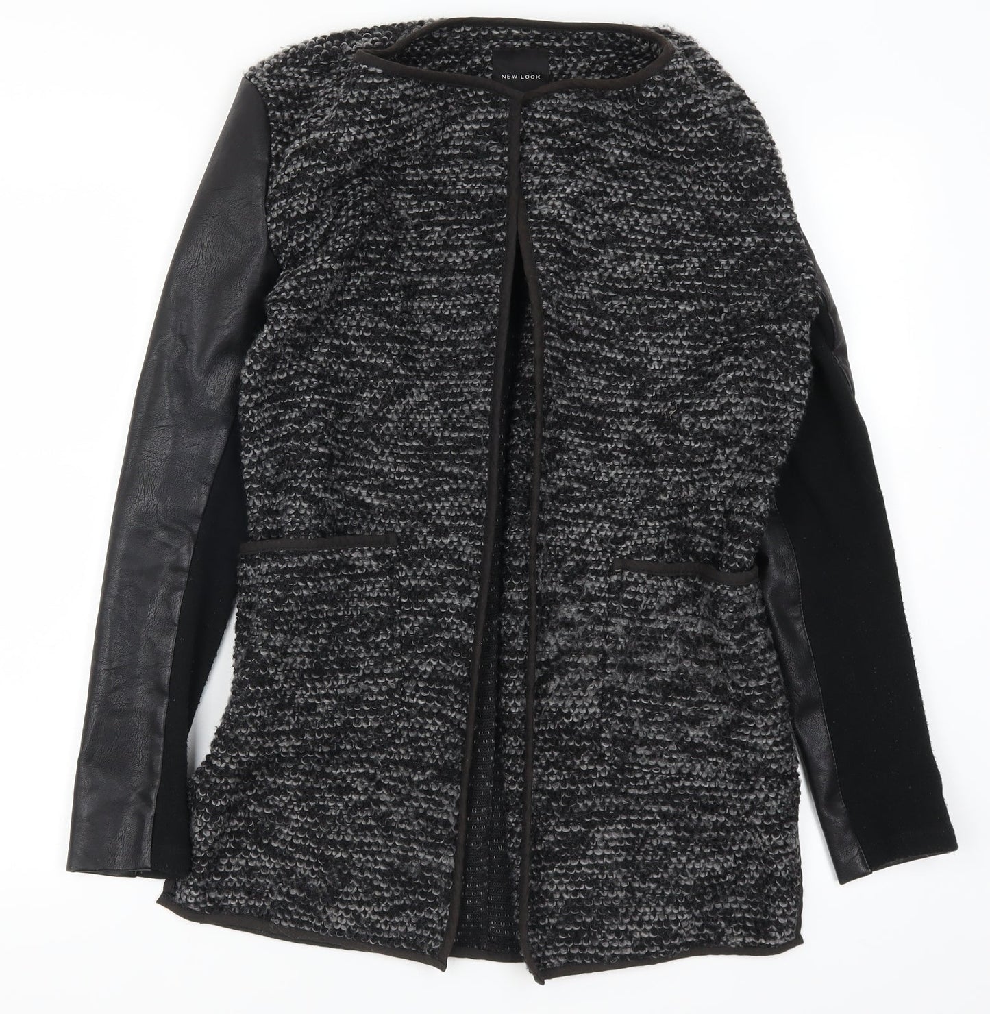 New Look Womens Grey   Cardigan Jumper Size 6