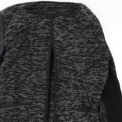 New Look Womens Grey   Cardigan Jumper Size 6