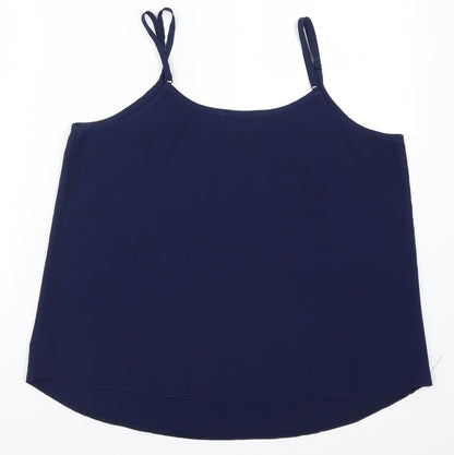 Womens UK Size 14 Select Blue Basic Tank