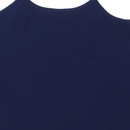 Womens UK Size 14 Select Blue Basic Tank