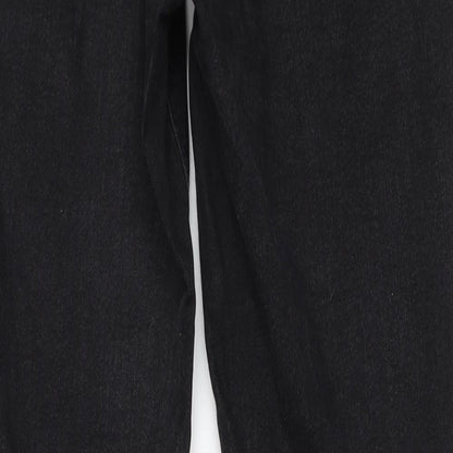 Miss Selfridge Womens Black  Denim Skinny Jeans Size 8 L27 in