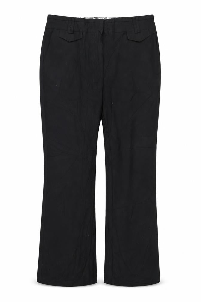 Womens UK Size 12 Soon Regular Fit  Black Trousers