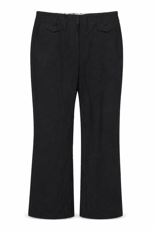 Womens UK Size 12 Soon Regular Fit  Black Trousers