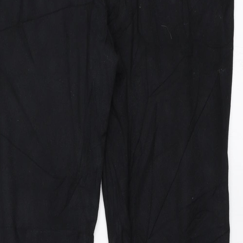 Soon Womens Black   Trousers  Size 12 L30.5 in
