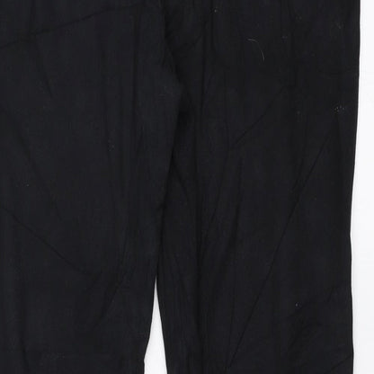 Soon Womens Black   Trousers  Size 12 L30.5 in