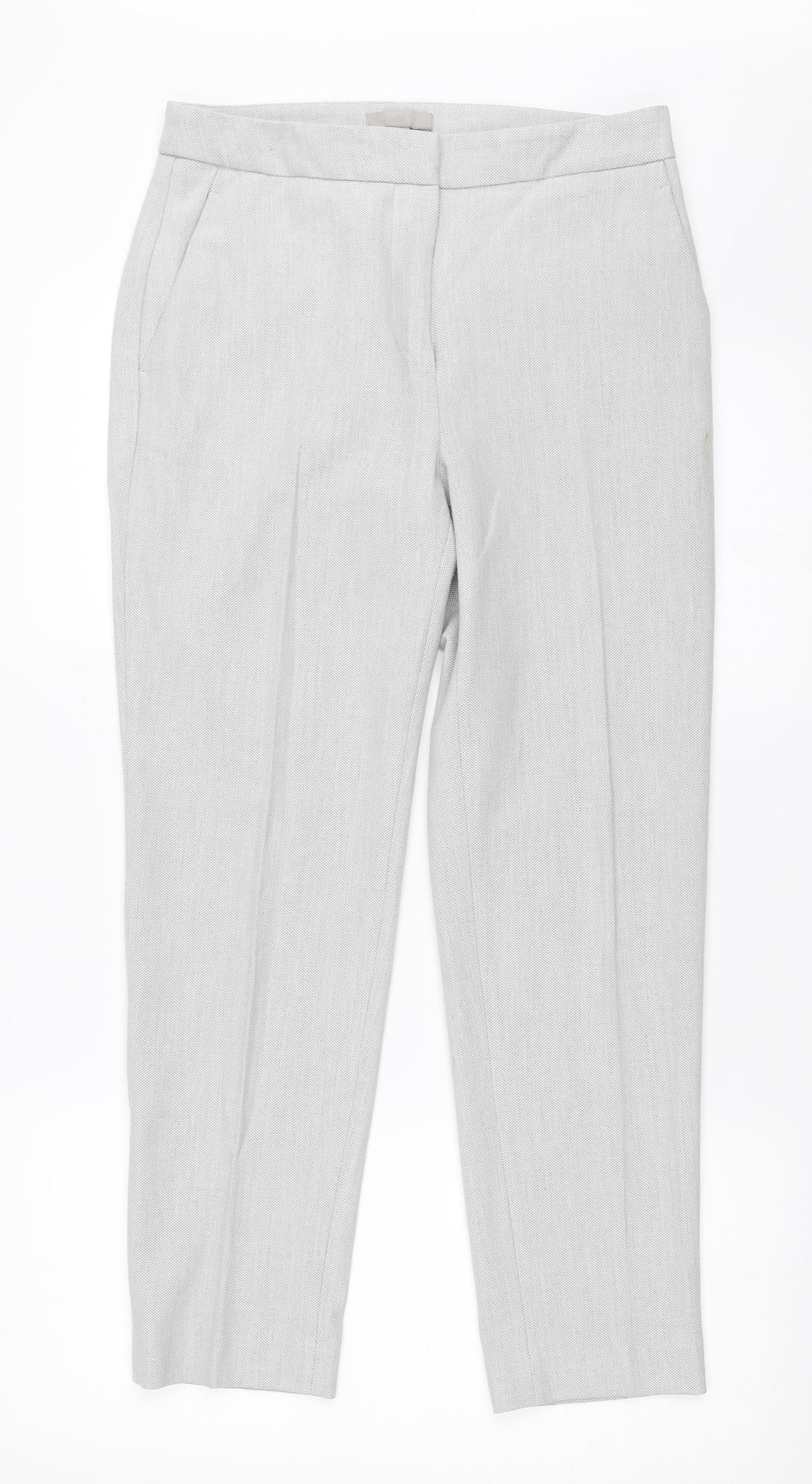 Womens UK Size 36 H&M Regular Fit  Grey Trousers