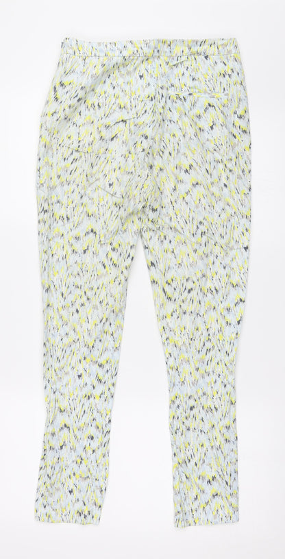 Womens UK Size XS Zara Regular Fit  Yellow Trousers