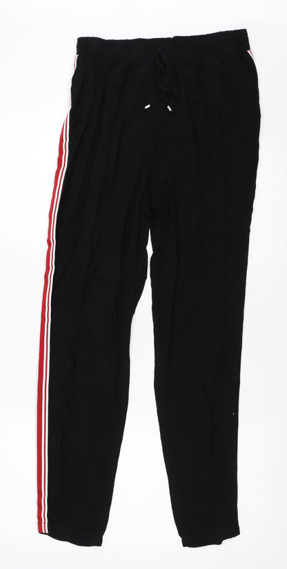 Womens UK Size 10 Papaya Regular Fit  Black Trousers