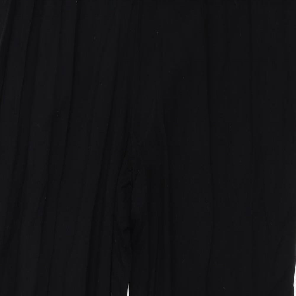 Womens UK Size 10 Papaya Regular Fit  Black Trousers