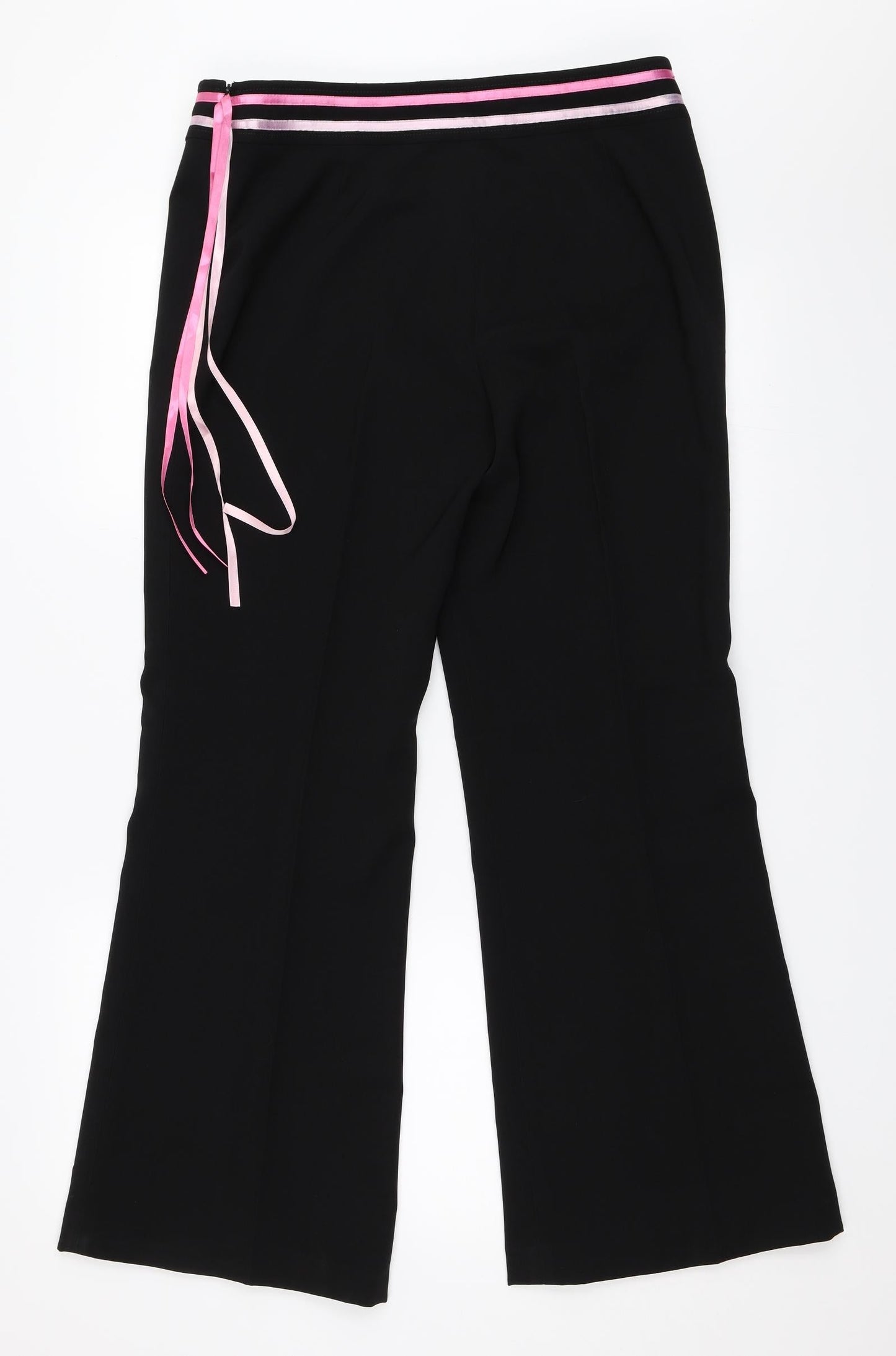 Warehouse Womens Black   Trousers  Size 14 L29 in