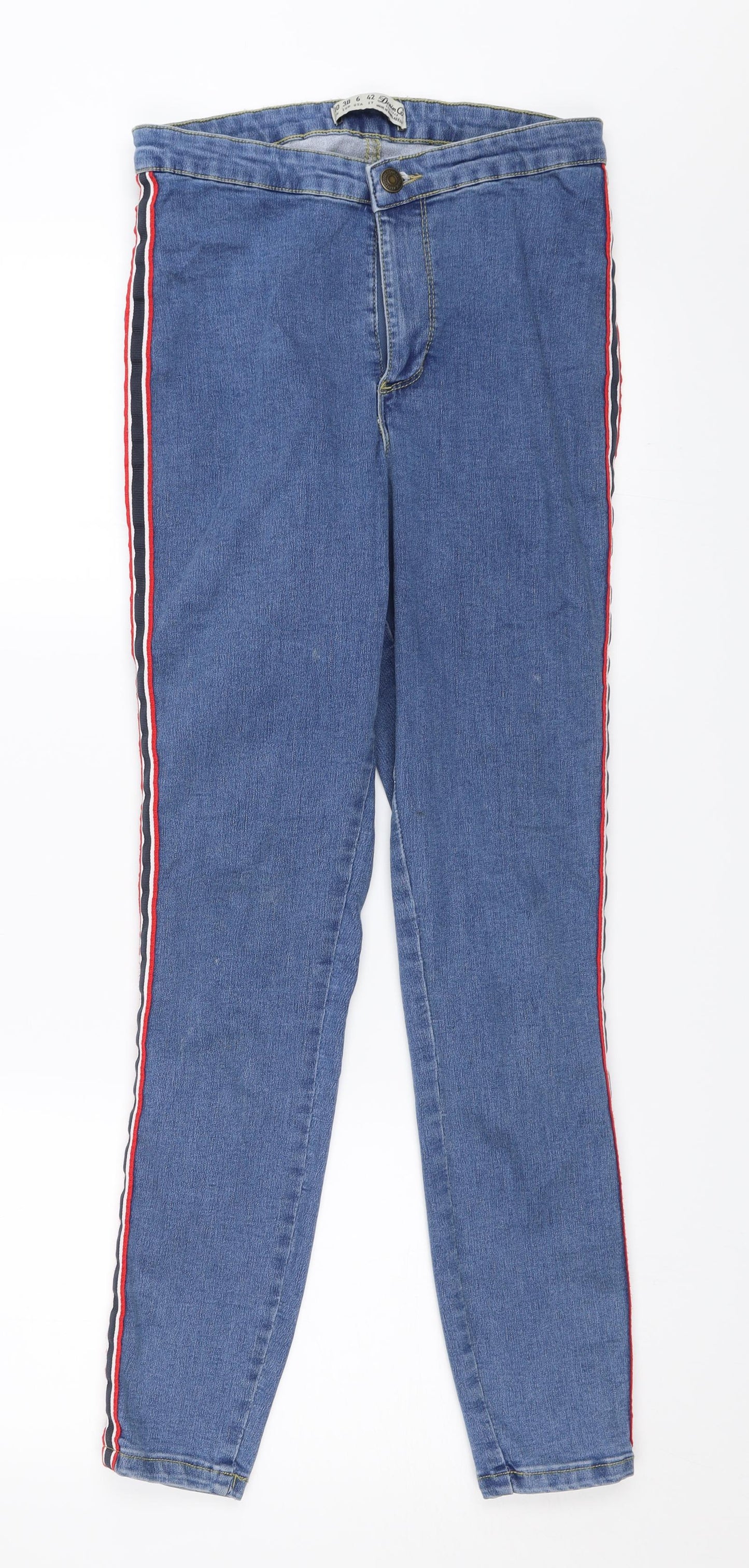 Primark Womens Blue  Denim Skinny Jeans Size 10 L27 in