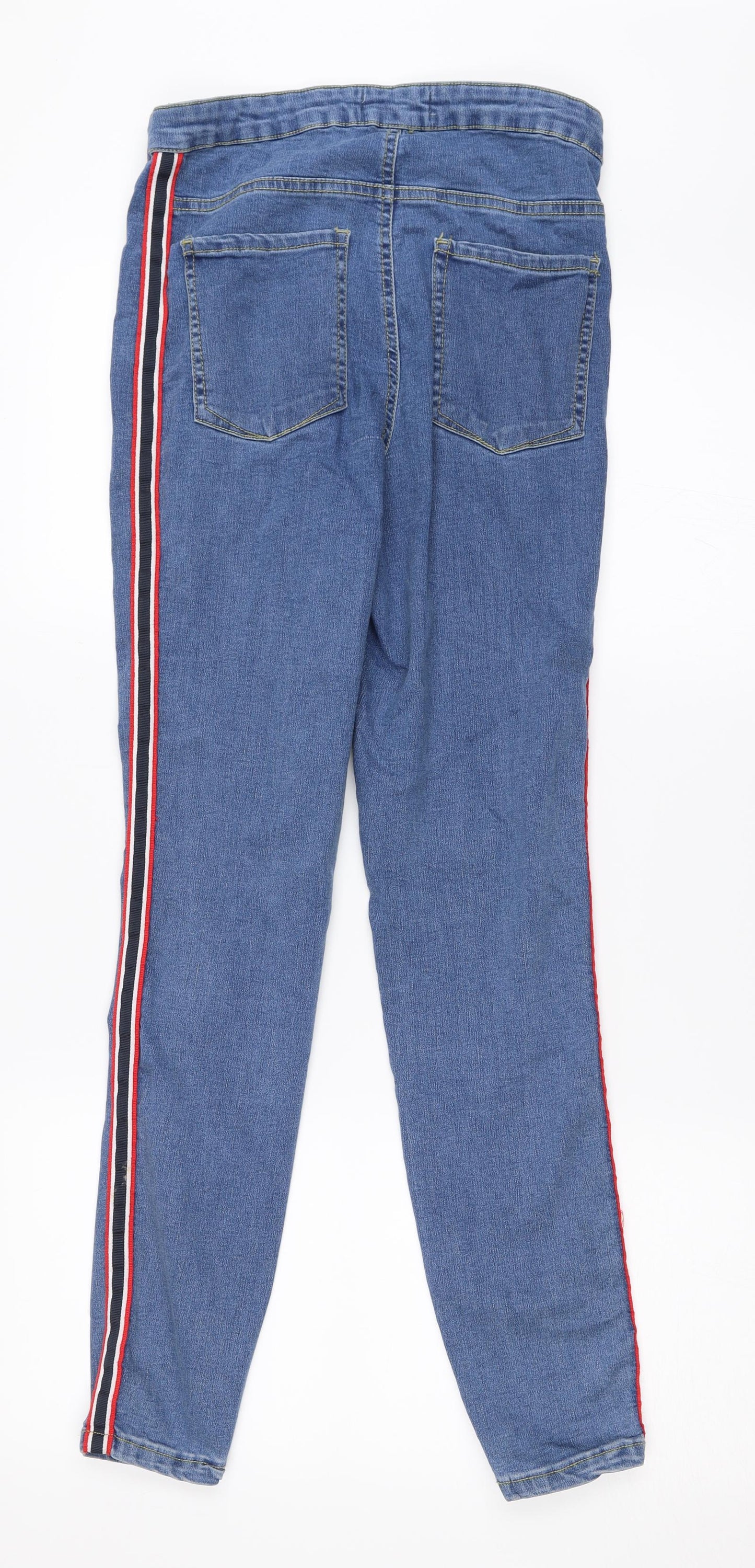 Primark Womens Blue  Denim Skinny Jeans Size 10 L27 in