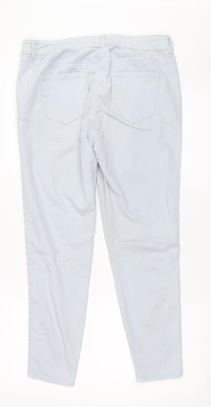 NEXT Womens Blue   Skinny Jeans Size 12 L26.5 in